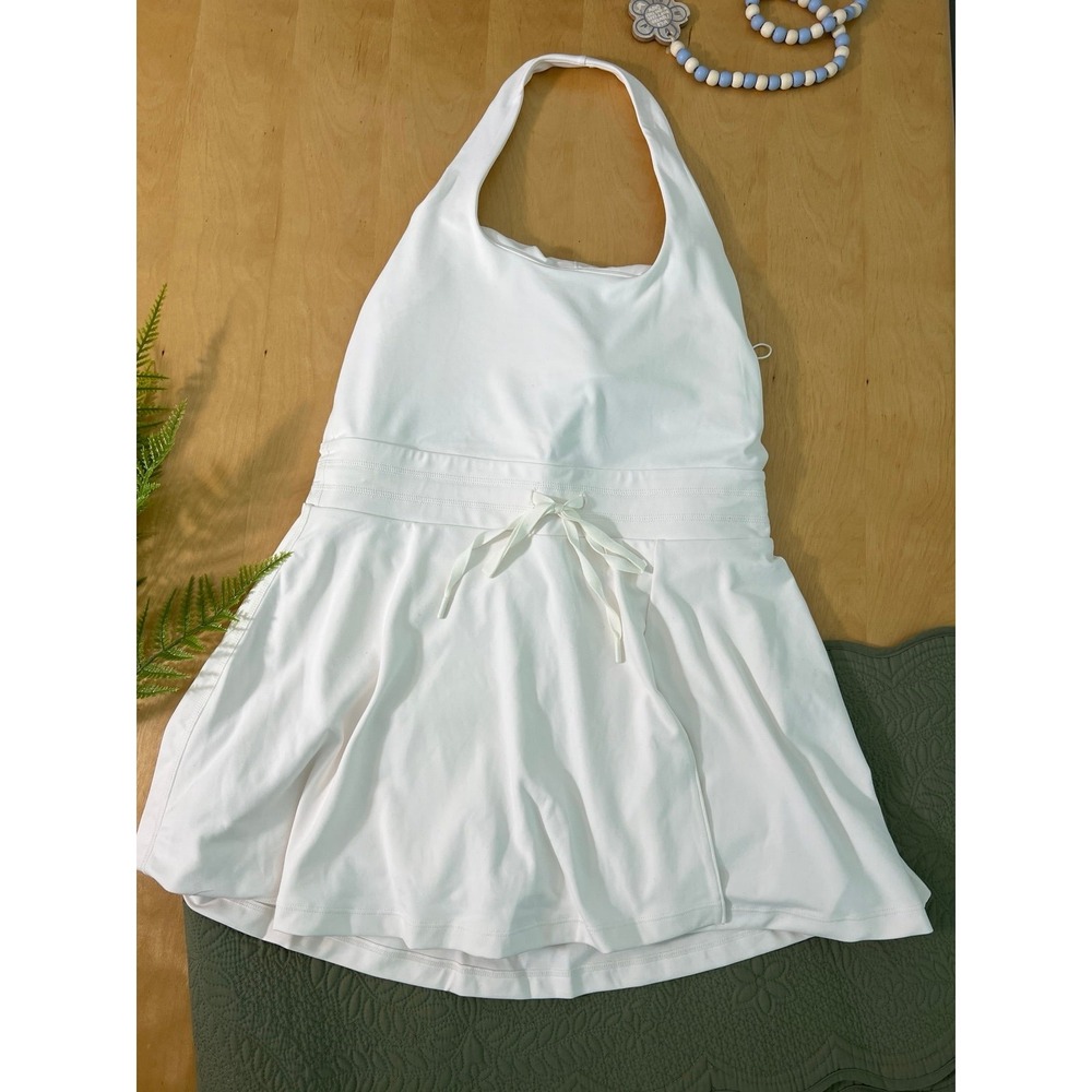 Game set match dress  white size L